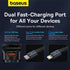 Baseus Enjoyment Pro Car Charger U+Retractable Type-C Cable 60W