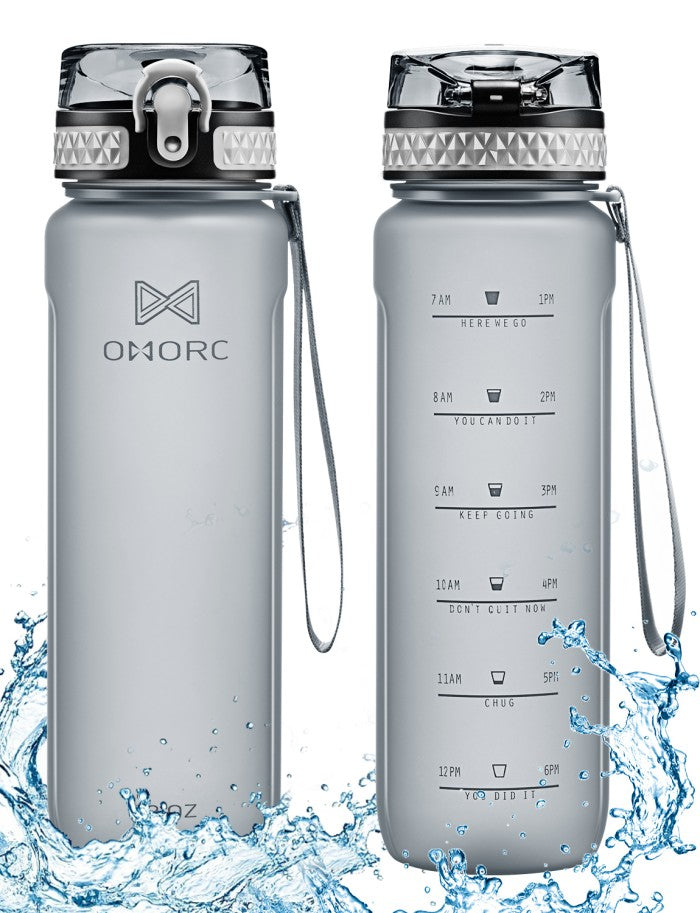 MPOW - OMORC Sports Water Bottle Plastic Drinking BPA Free MEOD301