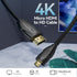 Vention Kabel HDMI Cable to Micro HDMI 4K 30Hz 1M 2M 3M - VAA-D03