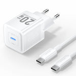 Vention Adapter Charger GaN 20W PD with Cable USB C to C EU - TZ - FEP