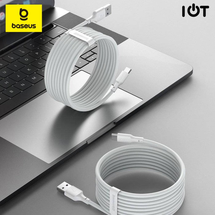 Baseus Simple Wisdom Kabel Charger 5A USB to Type C 1.5m (2pcs)