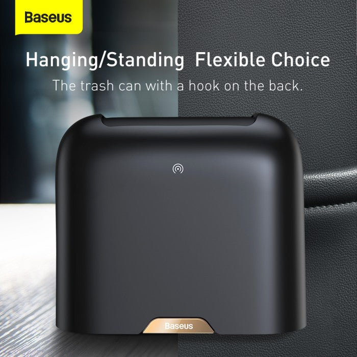 BASEUS Smart Cleaner Auto Car Trash Can Free 2 rolls trash bag CRLJT01