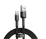 BASEUS Cable Cafule USB For Type-C 3A 0.5m CATKLF-A