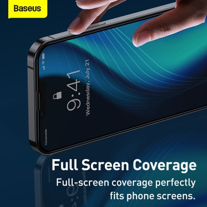 BASEUS Full-screen and Full-glass Tempered Glass Film For iP 13 ProMax