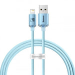 BASEUS Kabel Crystal Shine Fast Charging Data USB to iP 2.4A -CAJY001