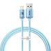 BASEUS Kabel Crystal Shine Fast Charging Data USB to iP 2.4A -CAJY001