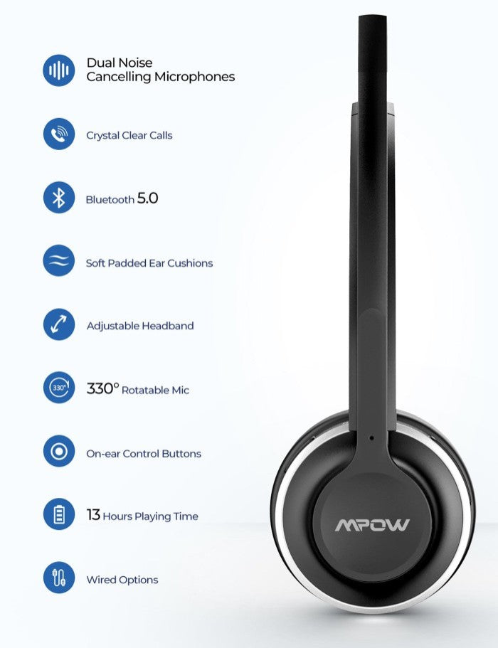 Mpow HC3 Bluetooth Headset