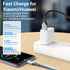 Vention Kabel Charger USB To Type C 3A Fast Charging Cotton Braided - COD