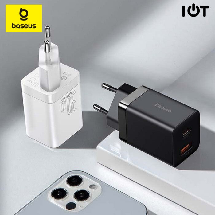 BASEUS Super Si Pro Quick Charger C+U 30W EU - CCSUP-E