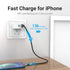 Vention Kabel Charger USB A to Lightning 2.4A MFI Fast Charging Gray - LAB