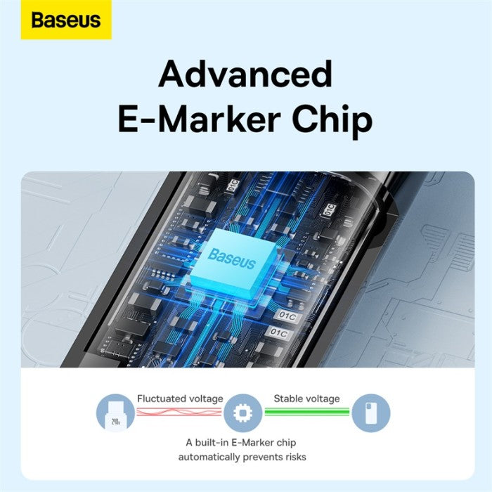 Baseus Tungsten Gold Fast Charging Data Cable Type-C to Type-C 240W 3m