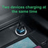 Baseus Quick Car Charger Circular Plastic A+A 30W Dual QC3.0