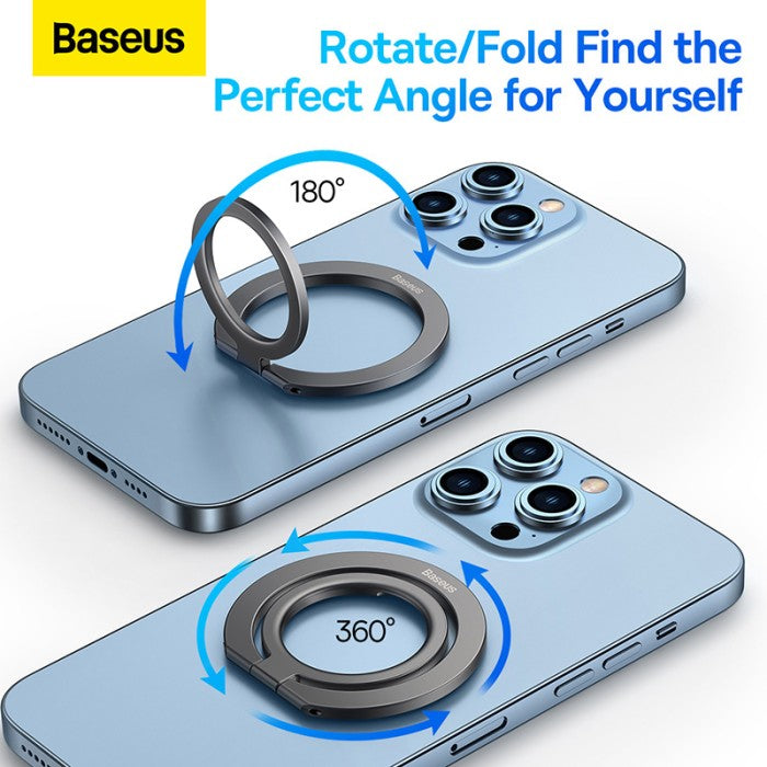 Baseus Halo Series Foldable Metal Ring Stand Single-ring Magsafe