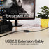 Vention Kabel Perpanjangan Extension USB 2.0 Cable Super Speed 480Mbps Male to Female 1M 2M 3M 5M - CBC