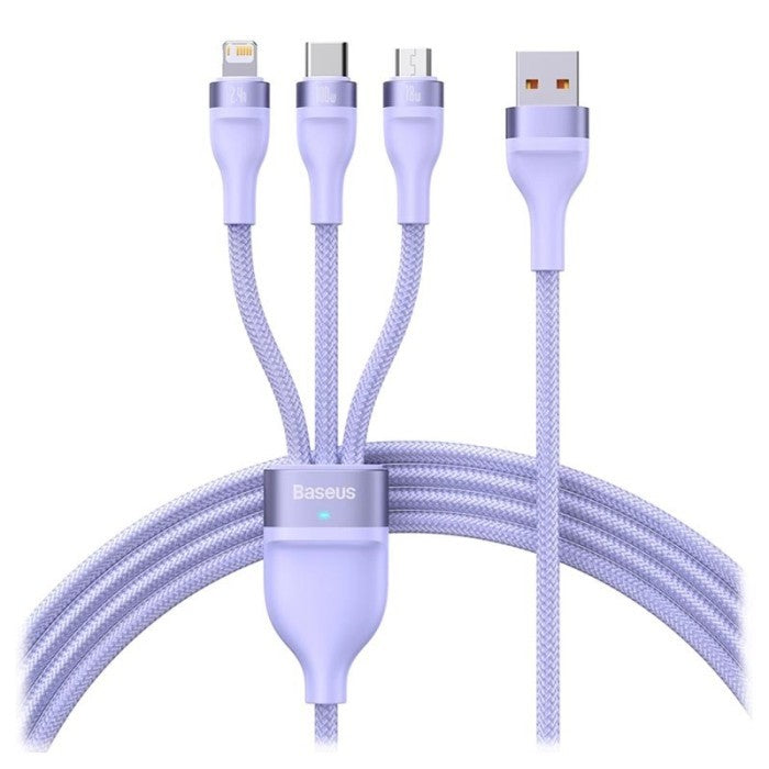 BASEUS Kabel 1for3 Flash Series II Fast Charging Data 100w-CASS03000