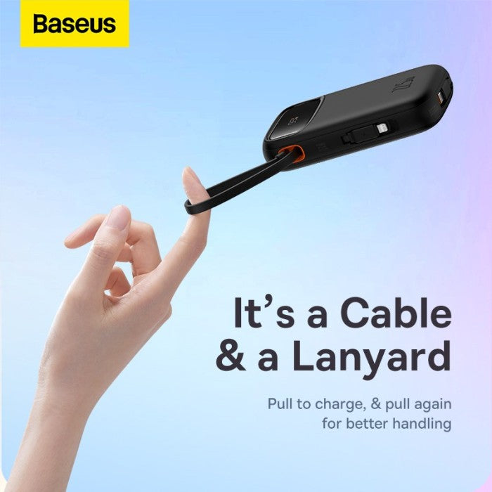 Baseus Qpow2 DualCable Digital Display Powerbank 10000Mah 22.5W