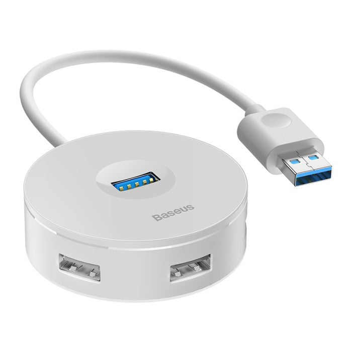 Baseus Round Box HUB Adapter (USB 3.0 to USB 3.0*1+USB2.0*3) - CAHUB-F