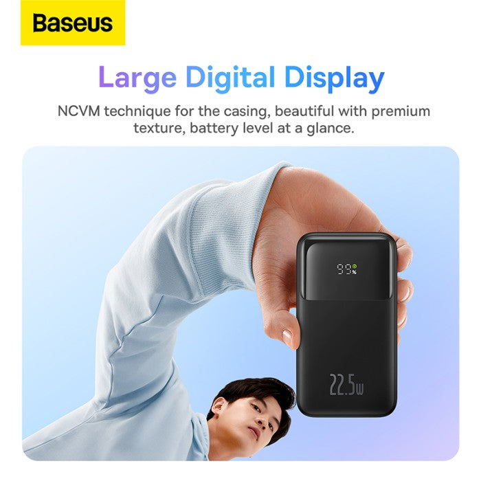 Baseus Comet Series DualCable Digital Display Powerbank 10000mAh 22.5W