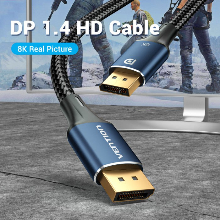 Vention Cable Display Port Male to Male HD 8K 60Hz - HCE