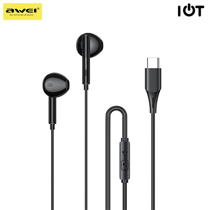AWEI Mini Stereo Semi In-Ear Earphones PC-1T