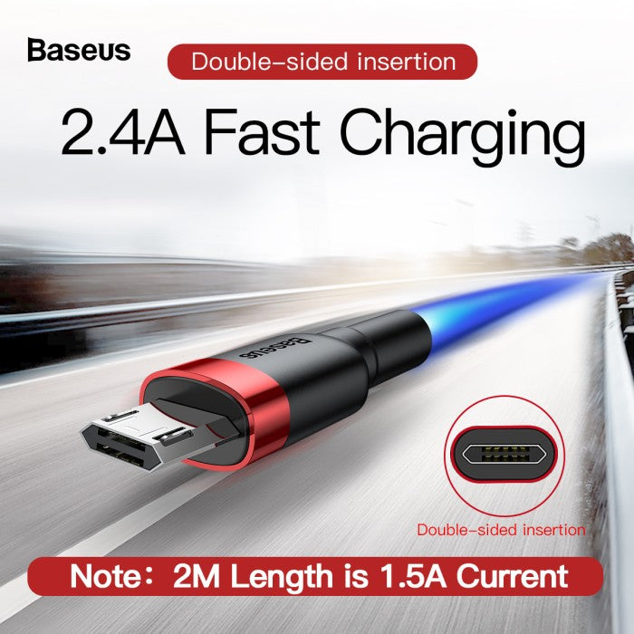 BASEUS cafule Cable USB For Micro 1.5A 2M CAMKLF-C