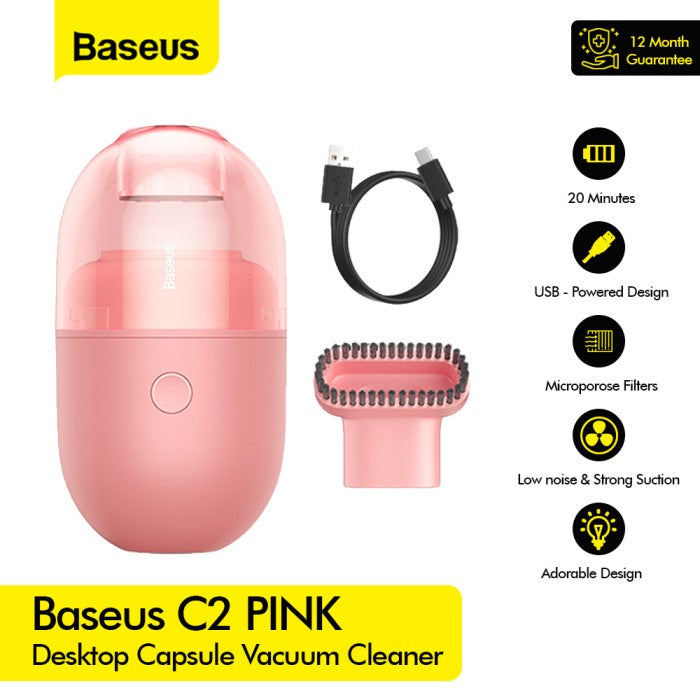 BASEUS C2 Desktop Capsule Vacuum Cleaner CRXCQC2