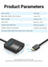 Vention Adapter Converter MIni HDMI to VGA With Audio Power Port 3.5mm HD 1080P 60Hz - AGA