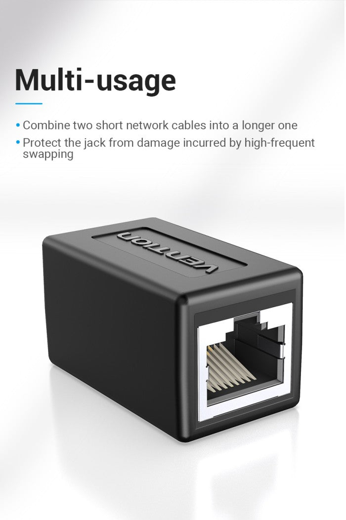 Vention Connector RJ45 Cat6 FTP Keystone Jack Coupler - IPV