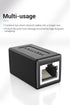 Vention Connector RJ45 Cat6 FTP Keystone Jack Coupler - IPV