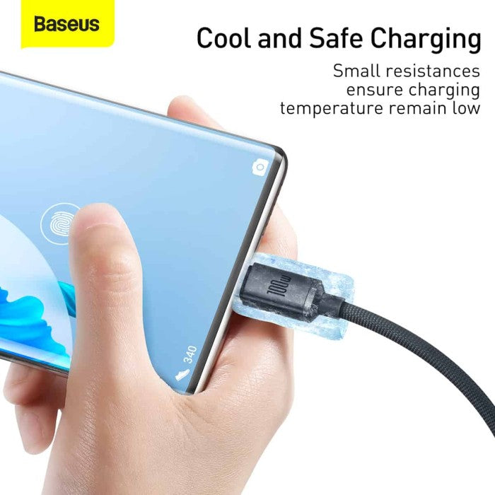 BASEUS Crystal Shine Series Fast Charging USB to C 100w 1.2m CAJY04
