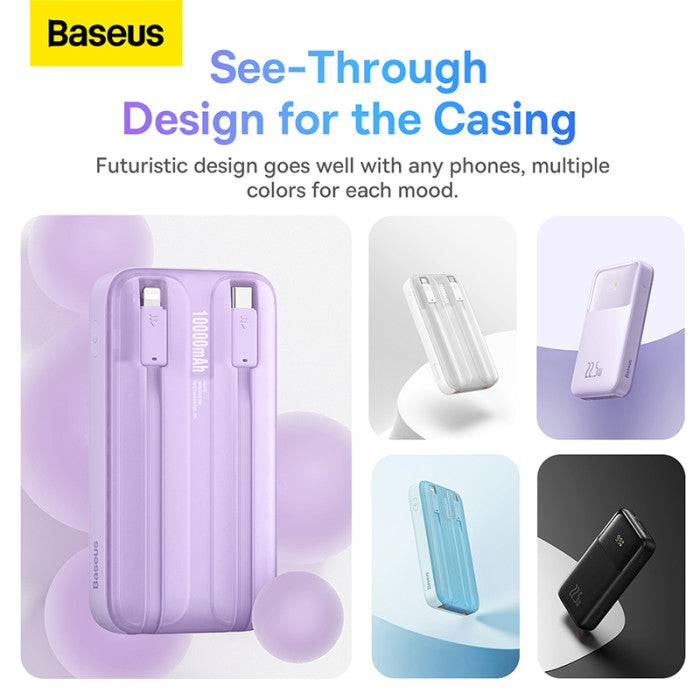 Baseus Comet Series DualCable Digital Display Powerbank 10000mAh 22.5W