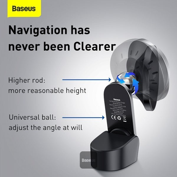 Baseus Big Energy Car Mount Wireless Charger - WXJN-01