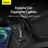 BASEUS Fast Car Charger w/ Cigarette Lighter Port U+C 120W CCBT-C