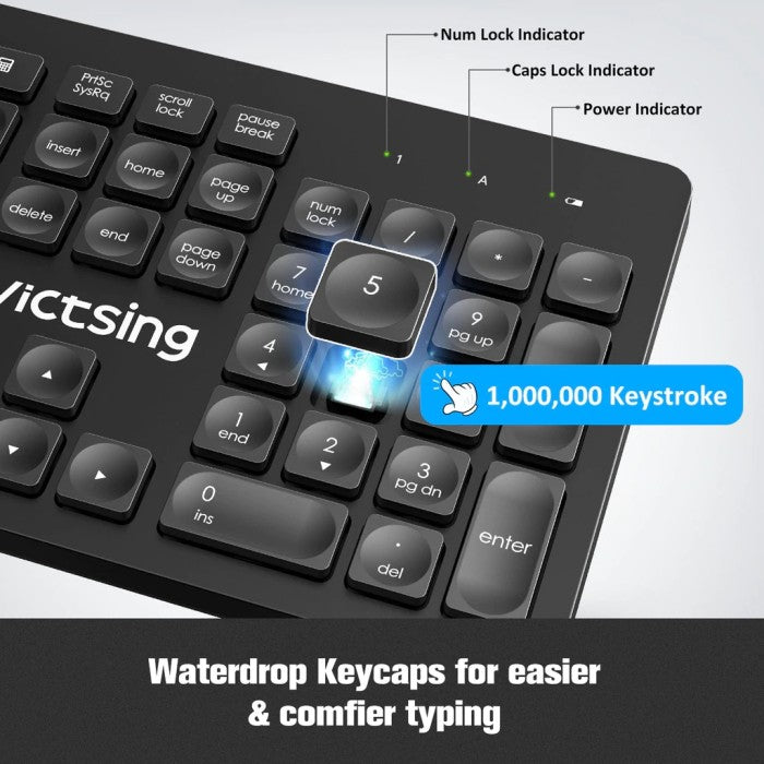 Mpow VicTsing Keyboard mouse combo - VTPC176BBUS