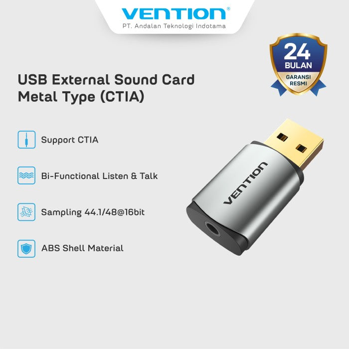 Vention USB Sound Card External USB - CDN