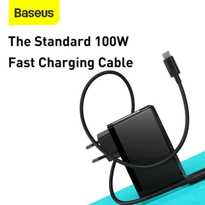 BASEUS Wall Charger GaN Mini Quick Charge PD C+C+A 120W - CCGAN-J