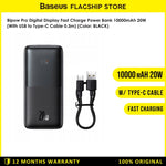 Baseus Bipow Pro Digital Display Powerbank Fast Charge 10000mAh 20W