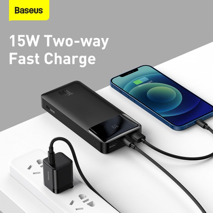 BASEUS Bipow Digital Display Powerbank 20000mAh 15W - PPDML-J