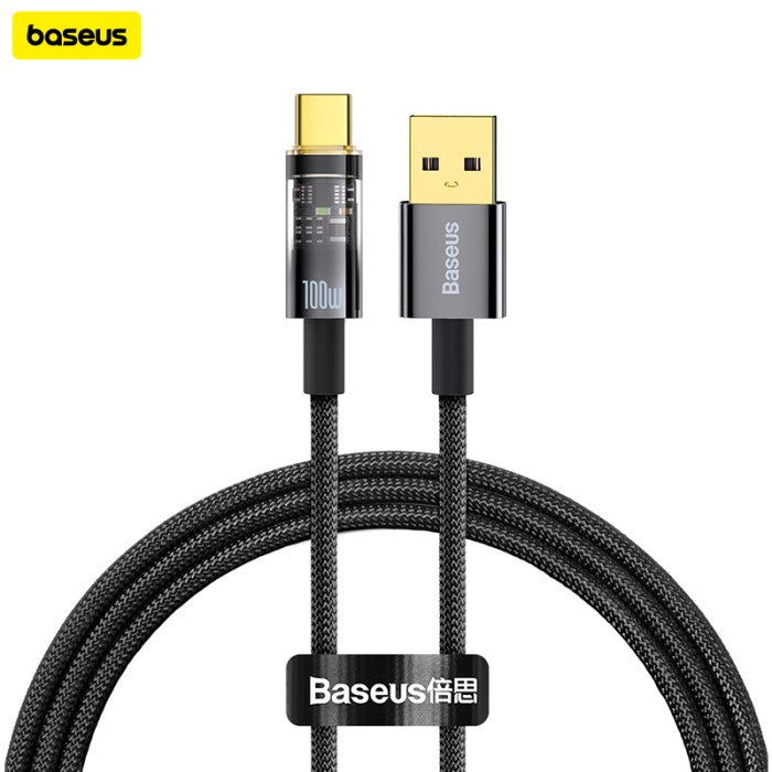 Baseus Explorer Series Auto Power-Off Cable USB to to Type-C 100W 2m