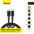 BASEUS High Density Braided Fast Charging Cable Type-C to iP 1M CATLGD