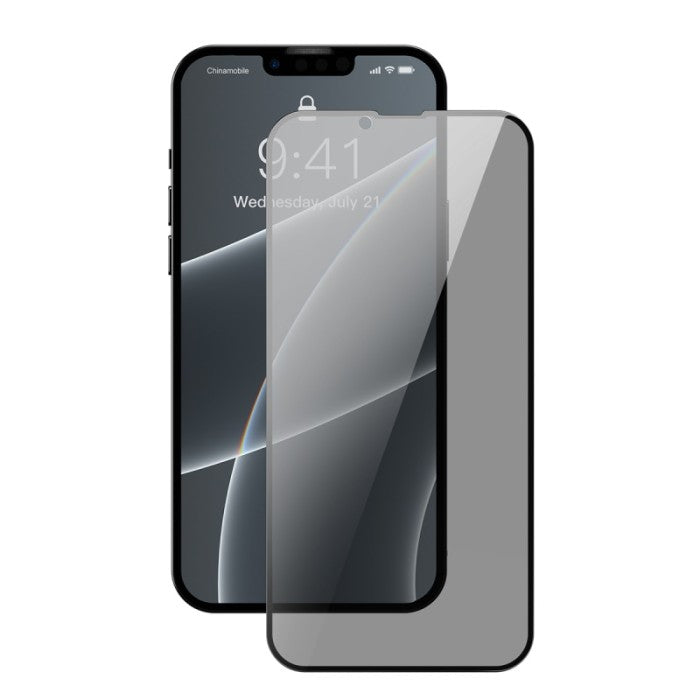 Baseus Tempered Glass anti spy function For iP 13 / 13 pro