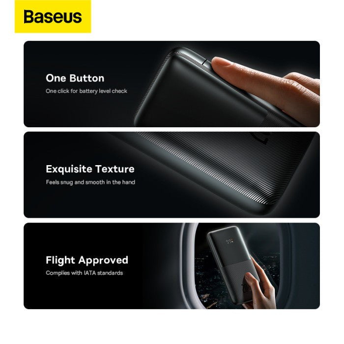 Baseus Bipow Pro Digital Display Powerbank Fast Charge 10000mAh 20W