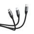 BASEUS Car Co-sharing Cable USB For M+L+T 3.5A 1m CAMLT-FX