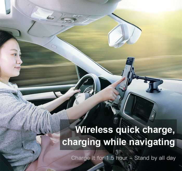 BASEUS Wireless Charger Gravity Car Mount (osculum type) WXYL-A