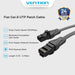 Vention Kabel LAN RJ45 Flat Cat6  Cat 6 UTP Patch Cable 1000Mbps 10M 15M 20M 30M 40M - IBA