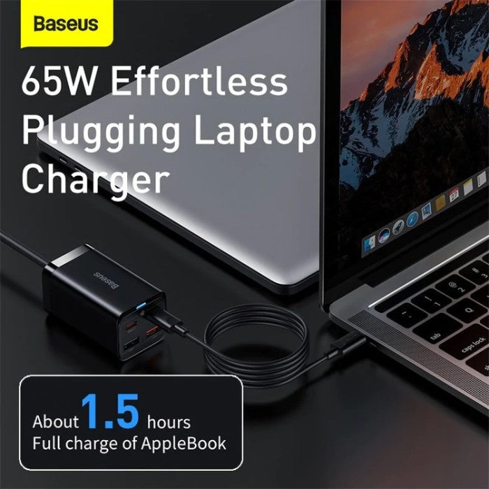 BASEUS GaN3 Pro Desktop Fast Charger 2C+2U 65W EU CCGP