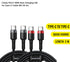 BASEUS Cafule PD2.0 100W flash charging USB For C cable 2m CATKLF-ALG