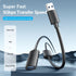 Vention Kabel Extension USB A 3.0 Male to Female With USB Type C Power Port 2A 5Gbps - CBM