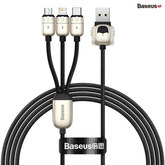 BASEUS Year of the Tiger One-for-three Data Cable USB to M L C 3.5A