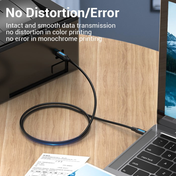 Vention Kabel USB 2.0 Type C Male  to B Male Printing Cable 2A 1M 2M - CQU